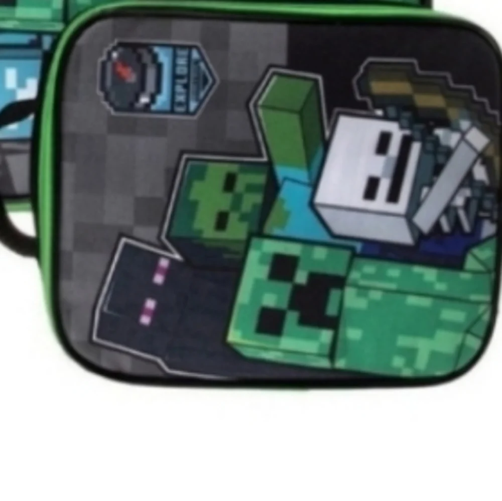 NWT Minecraft Tablet Case | Lunch Box Insulated 9.25'